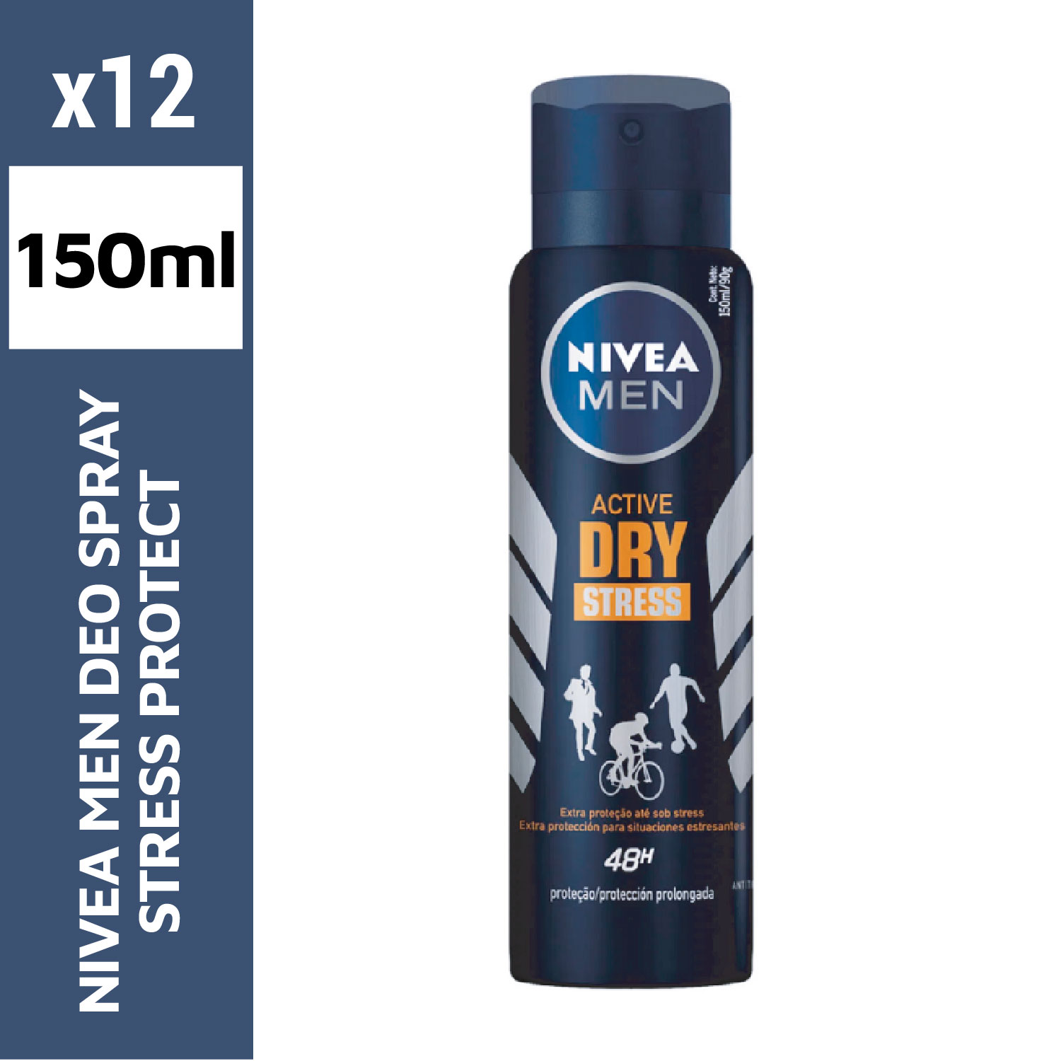 Nivea men deo spray 150ml stress protect