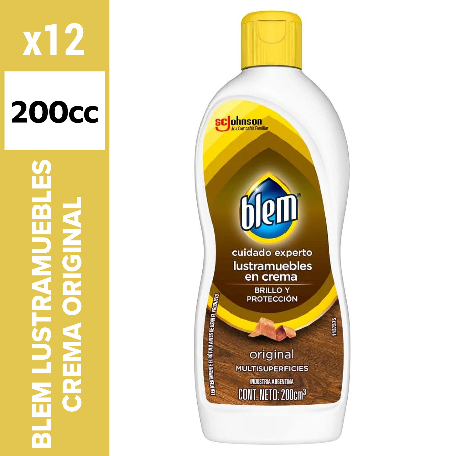 Blem Lustramuebles Crema 200 cc Original