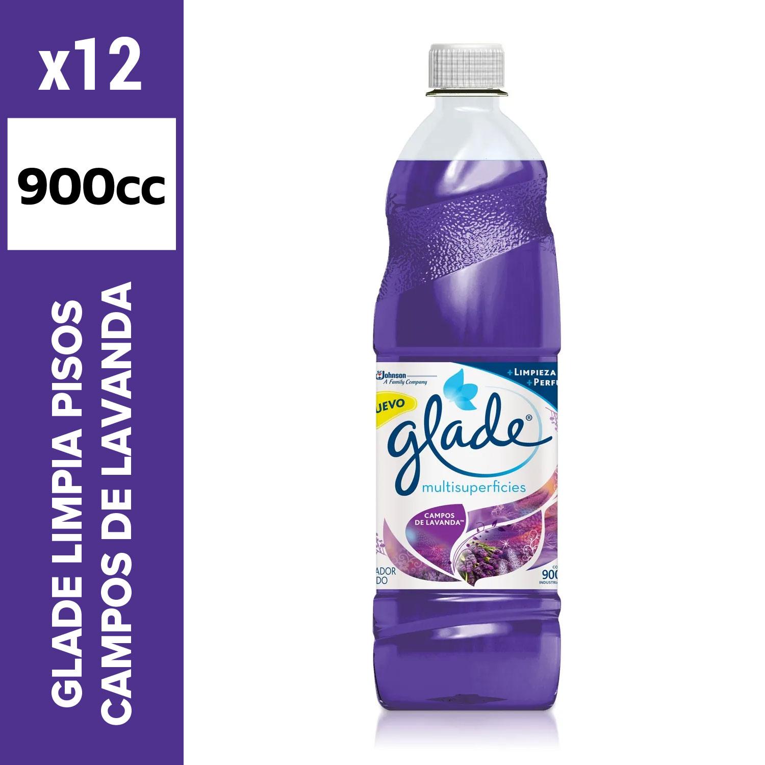 Glade Limpia Pisos Campos de Lavanda 900cc