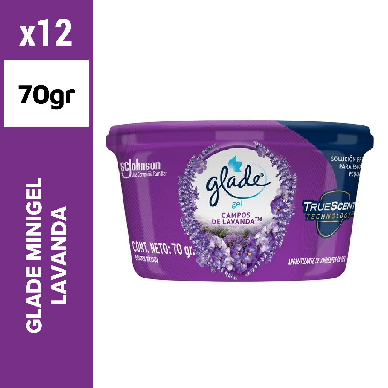Glade Minigel Lavanda 70gr