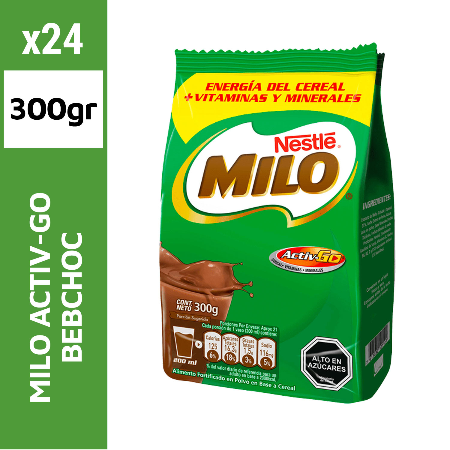 Milo Activ-Go Bebida Chocolate 300g