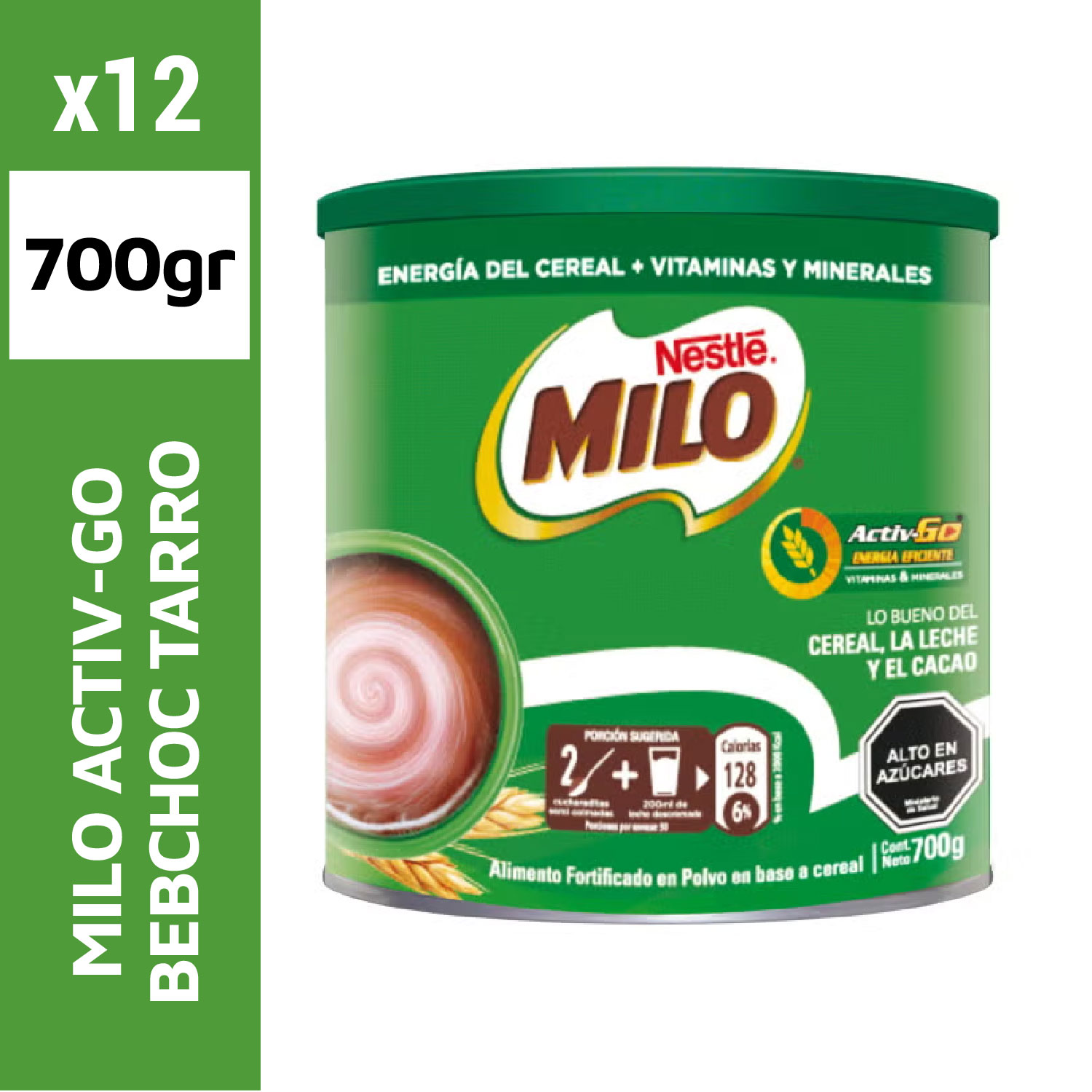 Milo Activ-Go Bebida Chocolate 700g Tarro