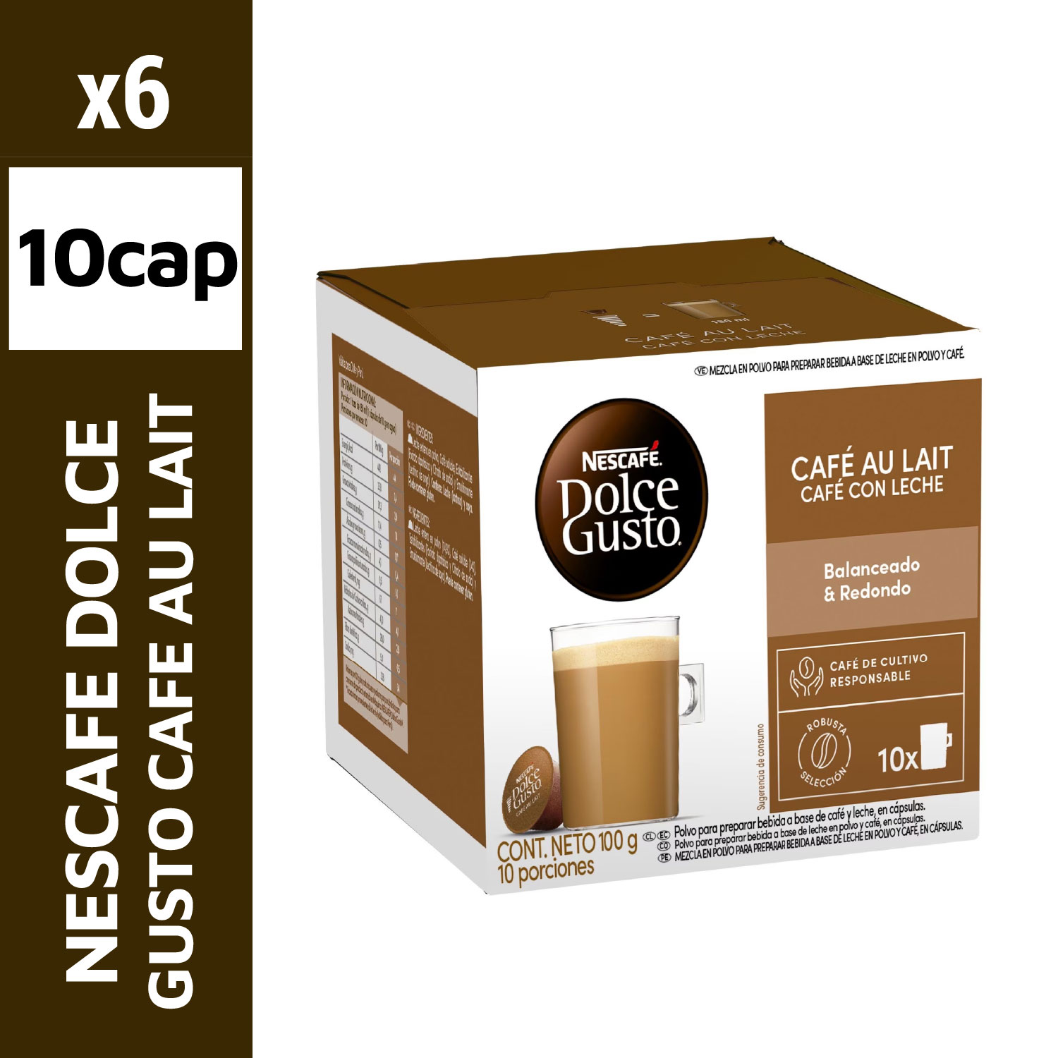 Nescafé Dolce Gusto Café Au Lait 10 Caps