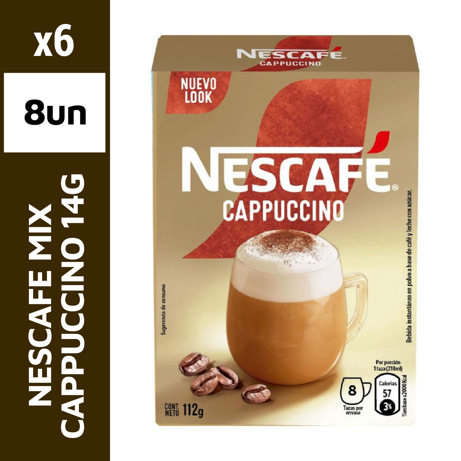 Nescafé Mix Cappuccino 14g 8un
