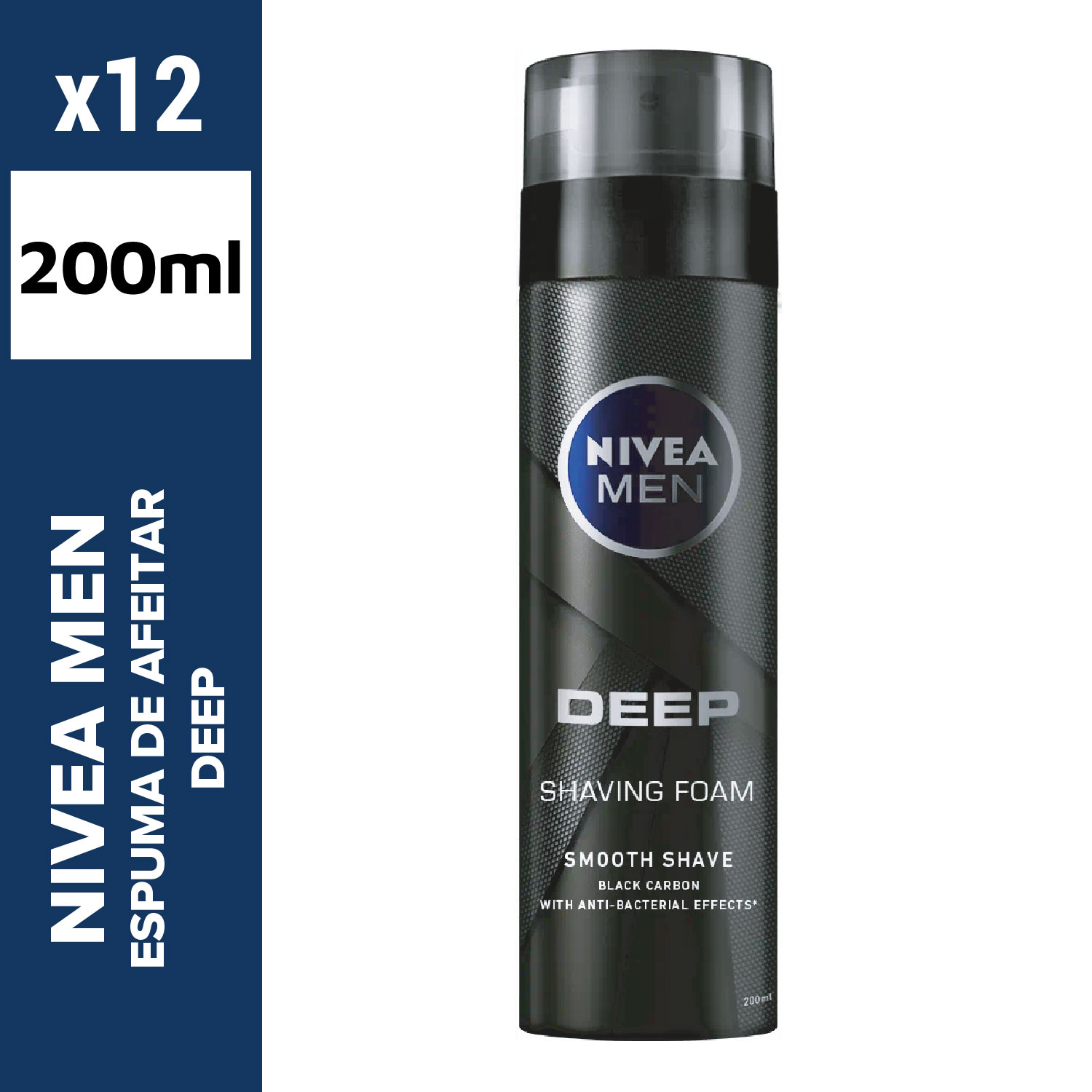 Nivea men espuma de afeitar 200ml deep