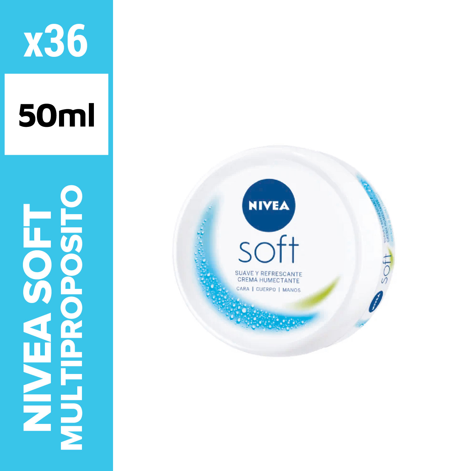 Nivea soft 50ml multiproposito